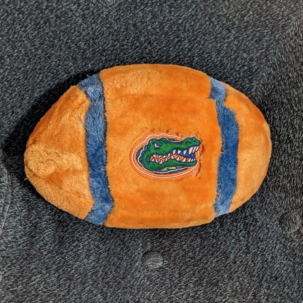 UF Florida Gators Stuffed Football with Gators Logo